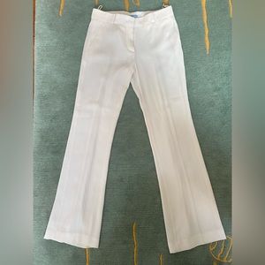 Prada Womens Pants Cream 40